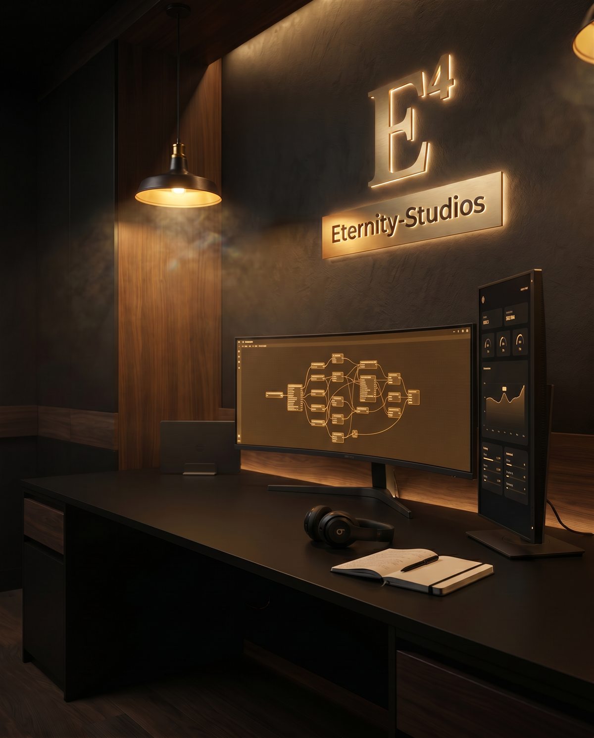 Blick in das KI-Studio von Eternity-Studios